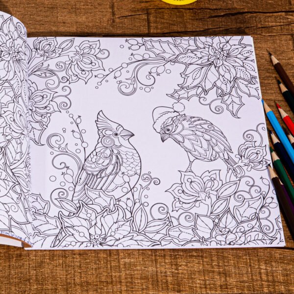 Magical Winter Adult Coloring Book