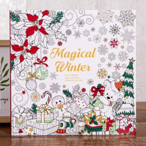 Magical Winter Adult Coloring Book