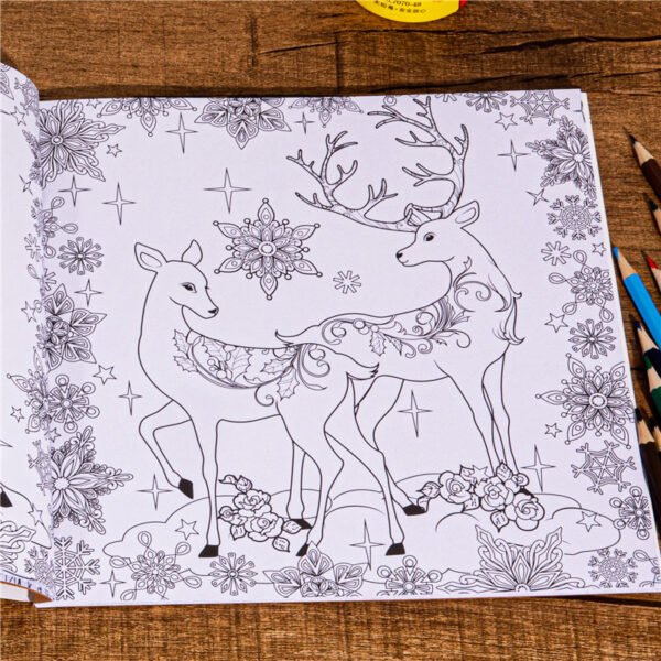 Magical Winter Adult Coloring Book